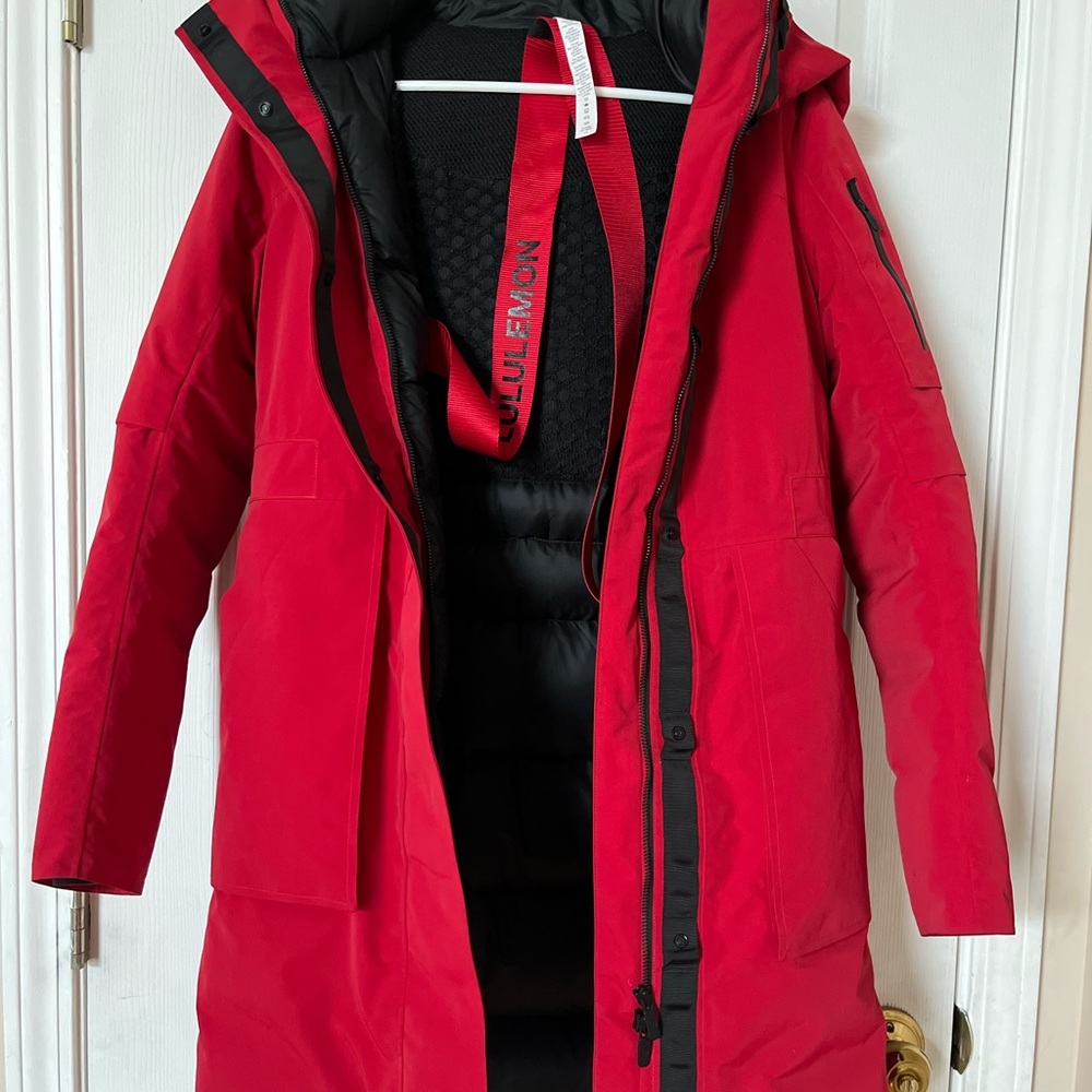 lululemon athletica Red Utility Jacket